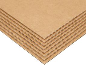 img 1 attached to Juvale Corrugated Cardboard 📦 Sheets: Reliable Packaging & Shipping Supplies