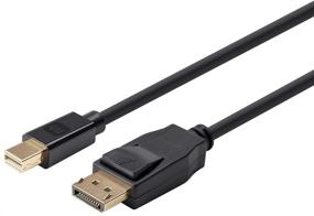 img 3 attached to Monoprice 115888 Mini DisplayPort to DisplayPort Cable - 4K Capable, 1.5 Feet, 3D Video Support