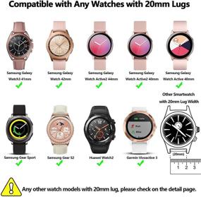 img 3 attached to Mosstek Compatible Galaxy Watch Active