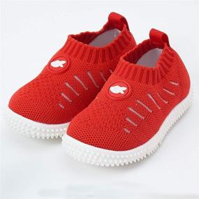 img 1 attached to Montaas Unisex Baby Shoes - First Walker Slip-On Sneakers for 9-24 Months