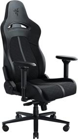 img 4 attached to 🎮 Enhanced Gaming Comfort with Razer Enki Chair - Lumbar Support - Density-Optimized Cushions - Dual-Textured, Eco-Friendly Leather - Reactive Seat Tilt &amp; 152-Degree Recline - Black