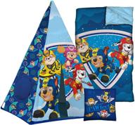 🐾 ultimate paw patrol slumber adventure: tee pee, sleeping bag, and pillow set by nickelodeon logo