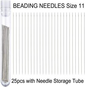img 3 attached to Beading Needles 25Pcs Needle Storage Beading & Jewelry Making