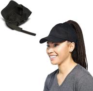 🧢 stay stylish and cozy with our satin lined baseball hat for women - perfect for curly, natural hair and ponytails! logo