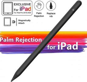 img 3 attached to 🖊️ Stylus Pen for iPad with Palm Rejection, Active Pencil Compatible with Apple iPad Pro (2018-2020) 11/12.9 Inch, iPad 6th/7th Gen, iPad Mini 5th Gen, iPad Air 3rd Gen – Ideal for Precise Writing & Drawing