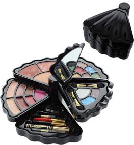 img 4 attached to 💄 Complete BR Makeup Set: A Collection of Eyeshadows, Blush, Lip Gloss, Mascara, and More