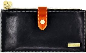 img 1 attached to 👜 Genuine Leather Handbag for Women - ANDOILT Blocking Handbags & Wallets Combo
