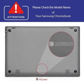 img 2 attached to 💻 Clear mCover Hard Shell Case for 2020 15.6'' Samsung ChromeBook 4+ XE350XBA Series Laptop - Improved SEO