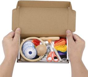 img 3 attached to 🧵 The Ultimate Visible Mending Kit - Darning and Embroidery to Fix and Personalize Clothing and Fabric Items - 9 Piece Handcrafting Set for Needlework and Craft Supplies - Accessorize and Repair with Ease.