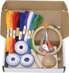 img 2 attached to 🧵 The Ultimate Visible Mending Kit - Darning and Embroidery to Fix and Personalize Clothing and Fabric Items - 9 Piece Handcrafting Set for Needlework and Craft Supplies - Accessorize and Repair with Ease.