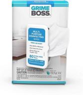 🧼 grime boss all-purpose disinfectant wipes (80ct), surface & electronics cleaner, kills cold & flu virus, fresh air scent logo