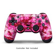 🎮 digicamo pink designer skin for sony playstation 4 dualshock wireless controller - optimized for ps4 controllers logo