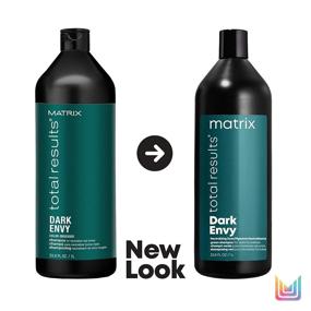 img 3 attached to 🌿 Matrix Total Results Dark Envy Color-Depositing Green Shampoo: Neutralize Red Undertones, Enhance Dark Hair with a Cool, Glossy Finish