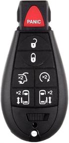 img 4 attached to 🔑 ECCPP Key Fob Replacement - Shell Case for Uncut Keyless Entry Remote (08-14 Chrysler 300/Dodge Journey Grand Caravan/Jeep Commander Grand Cherokee/Volkswagen Routan) - M3N5WY783X IYZ-C01C