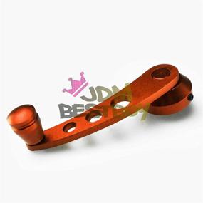 img 3 attached to 🚗 Повысьте эстетику своего автомобиля с помощью JDMBESTBOY 2 шт. Orange Window Winder Glass Crank Handle: прочные алюминиевые ручки для универсального гоночного опыта.