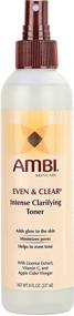 img 4 attached to 🥒 Ambi Even & Clear Intense Clarifying Toner for Acne-Prone Skin - Astringent with Cucumber & Green Tea Extract, 8oz