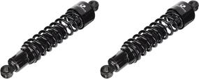 img 1 attached to 🔧 Improved Performance Heavy Duty Rear Suspension Shock - Progressive Suspension 412-4003B Black 13.5