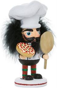 img 4 attached to 🍕 Kurt Adler 8-Inch Hollywood Pizza Character Nutcracker