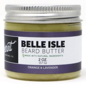 img 1 attached to 🧴 Detroit Grooming Co. Belle Isle All-Natural Beard Butter 2 oz. - Ultimate Beard Balm