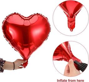 img 2 attached to Gejoy Balloons Valentines Engagement Decoration