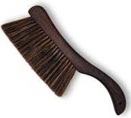 🧹 vmvn soft bristles bed brush hand broom for cleaning - 13 inch length, wooden handle - ideal for car, bed, couch, draft, furniture, clothes - enhance comfort and dusting efficiency logo