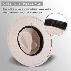 img 1 attached to 🎩 Jastore Floppy Buckle Fedora - Classic Boys' Accessories for Hats & Caps