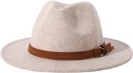 🎩 jastore floppy buckle fedora - classic boys' accessories for hats & caps logo