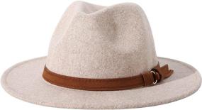 img 3 attached to 🎩 Jastore Floppy Buckle Fedora - Classic Boys' Accessories for Hats & Caps