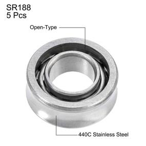 img 3 attached to Uxcell SR188 Stainless Bearing Bearings