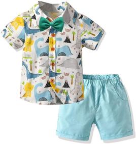 img 4 attached to 👕 Boys' Flamingo T Shirts Outfits for Toddlers - Stylish Clothing