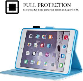 img 1 attached to Dteck IPad Mini 1/2/3/4/5 Case - Slim Fit Premium PU Leather [Multi-Angle View] Folio Stand Wallet Cover With Auto Wake/Sleep Smart For Apple IPad Mini 1/Mini 2/Mini 3/Mini 4