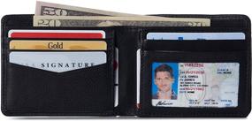 img 3 attached to Alpine Swiss Bifold Commuter Collection Men's Accessories for Wallets, Card Cases & Money Organizers