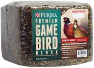 🦃 purina premium game bird block 20lb: optimal nutrition for thriving game birds logo