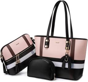 img 4 attached to 👜 LOVEVOOK Fashion Shoulder Handbags | Stylish Satchel for Women with Wallet