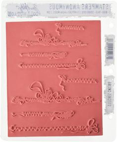 img 1 attached to 👍 Stampers Anonymous CMS365 Tim Holtz Stitches Cling Stamp Set: Review and Buying Guide