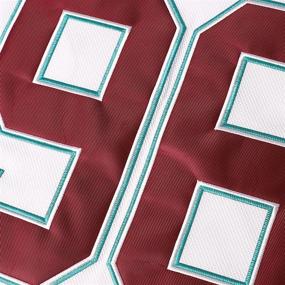 img 3 attached to Phoneutrix Charlie Conway #96 Mighty Ducks Custom Hockey Jersey White Green