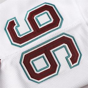 img 1 attached to Phoneutrix Charlie Conway #96 Mighty Ducks Custom Hockey Jersey White Green