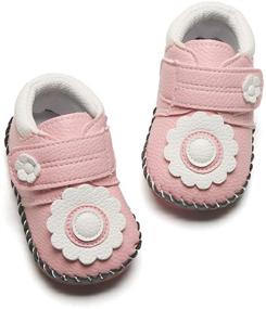 img 2 attached to 👟 ENERCAKE Soft Sole Walking Sneakers: Adorable Cartoon Moccasins for Baby Boys and Girls