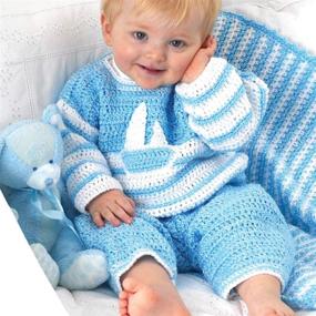 img 1 attached to Пряжа Bernat Baby Coordinates Solids - (3) Средней толщины - 5 унций - Белый - Можно стирать и сушить в машине.