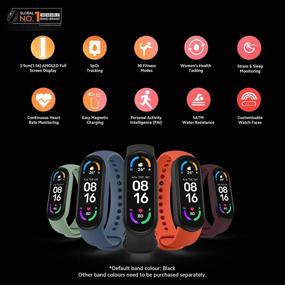img 3 attached to Ultimate Fitness Tracker: Xiaomi Mi Smart 🏋️ Band 6 - 1.56'' Offers Unmatched Features and Performance