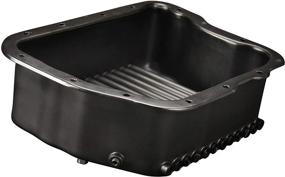 img 2 attached to 🔥 Derale 14210 Transmission Cooling Pan for Dodge A518 (46RH, 46RE) / A618 (47RH, 47RE, 48RE) - Enhanced Cooling Efficiency in Sleek Black Design
