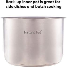 img 1 attached to 🍲 Instant Pot IP-POT-SS304-60: Authentic 6 Quart Stainless Steel Inner Cooking Pot