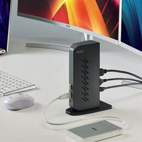 img 1 attached to 💻 Acer U301 USB 3.0 Dock for Windows with 2 HDMI Ports, 2 USB 3.1 Gen 1 Ports, 4 USB 2.0 Ports, Gigabit Ethernet, Requires USB 3.1 Type A or Type-C