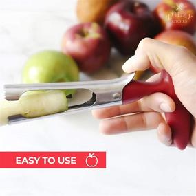 img 1 attached to Zulay Stainless Steel Apple Corer