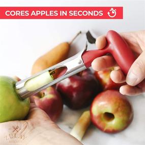 img 2 attached to Zulay Stainless Steel Apple Corer