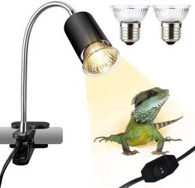 img 3 attached to Horior Reptile Turtle Basking Dimmable