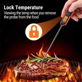 img 2 attached to 🌡️ ThermoPro Digital Instant Read Meat Thermometer: The Ultimate Tool for Grilling, Cooking, and Candy Making with Backlit Display