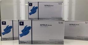 img 3 attached to Latex-Free Gen-X Nitrile Gloves, Powder-Free, Blue, Textured, Non-Sterile - Box of 100