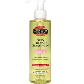 img 4 attached to 🌹 Palmers Cocoa Butter Skin Therapy Cleansing Oil: Nourishing Face Care with Rosehip Fragrance, 6.5 Oz