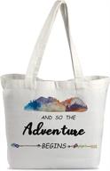 👜 hilarious novelty travel tote bag: fun-filled white canvas handbag for women, girls - ideal birthday gift for friends! logo